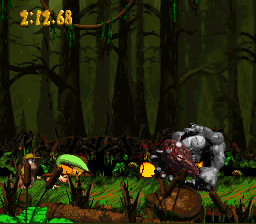 Donkey Kong Country 2 - Brigand Barrage Screenshot 1